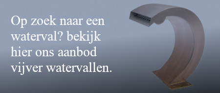 Op zoek naar een waterval, kijk bij Ubbinkdealer.nl